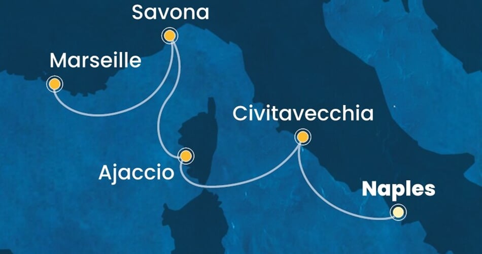 Trasa plavby CFS-NAP04A0J