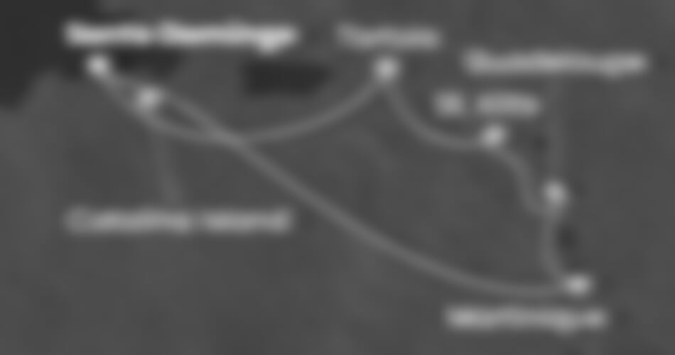 Costa Fascinosa - Dominikán.rep., Nizozemské Antily, Panenské o. (britské) (Santo Domingo)