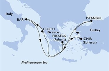 MSC Lirica - Turecko, Řecko, Itálie (Istanbul)