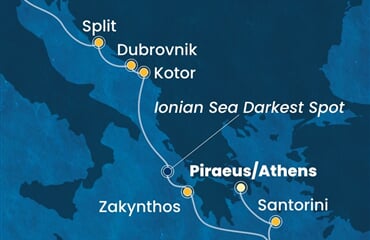 Costa Deliziosa - Řecko, Černá Hora, Chorvatsko (z Pirea)