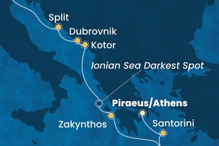 Costa Deliziosa - Řecko, Černá Hora, Chorvatsko (z Pirea)