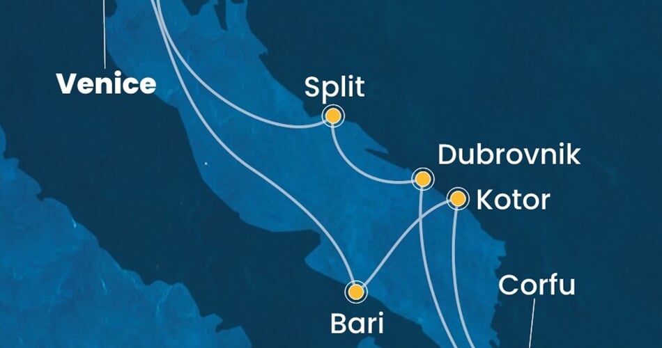 Trasa plavby CDE-PMA07A2H