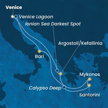 Trasa plavby CDE-PMA07A2L