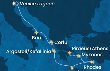 Costa Deliziosa - Itálie, Řecko (z Benátek)