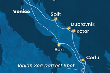 Costa Deliziosa - Itálie, Řecko, Černá Hora, Chorvatsko (z Benátek)