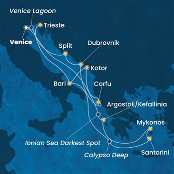 Trasa plavby CDE-PMA14A2Z