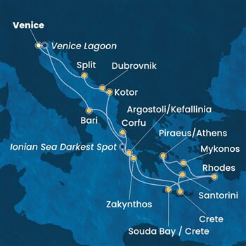 Trasa plavby CDE-PMA14A3E