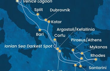 Costa Deliziosa - Itálie, Řecko, Černá Hora, Chorvatsko (z Benátek)