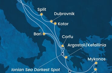 Costa Deliziosa - Itálie, Řecko, Černá Hora, Chorvatsko (z Benátek)
