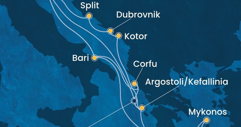 Trasa plavby CDE-PMA14A3H