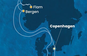 Costa Diadema - Dánsko, Norsko, Německo (z Kodaně)