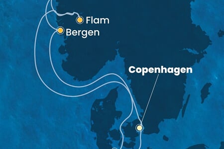 Costa Diadema - Dánsko, Norsko, Německo (z Kodaně)