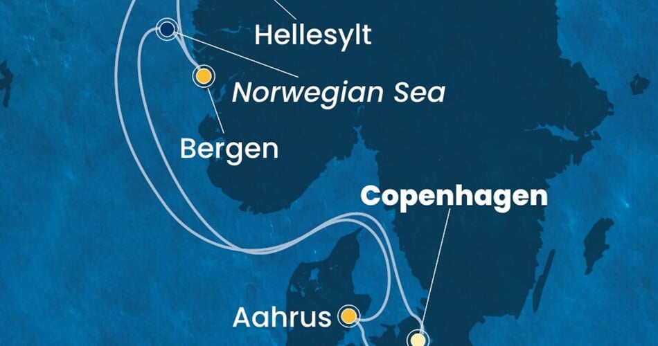 Trasa plavby CDI-CPH07A2V