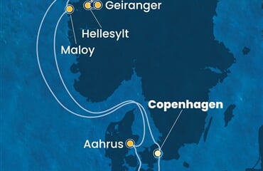 Costa Diadema - Dánsko, Norsko, Německo (z Kodaně)