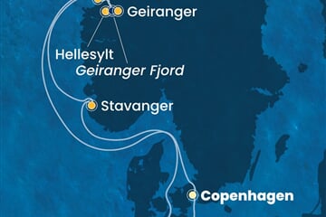 Costa Diadema - Dánsko, Norsko, Německo (z Kodaně)