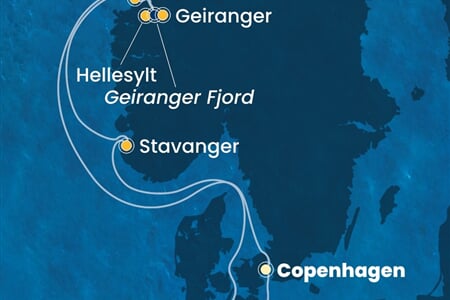 Costa Diadema - Dánsko, Norsko, Německo (z Kodaně)