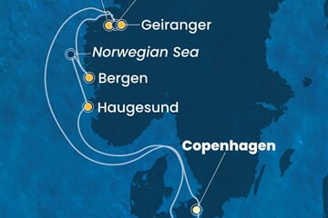 Costa Diadema - Dánsko, Norsko, Německo (z Kodaně)