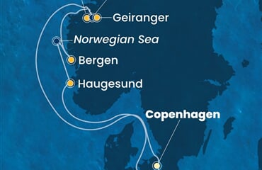 Costa Diadema - Dánsko, Norsko, Německo (z Kodaně)