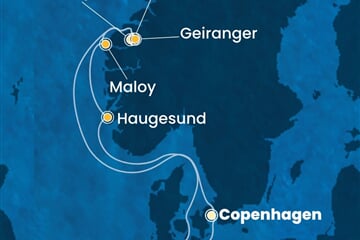 Costa Diadema - Dánsko, Norsko, Německo (z Kodaně)