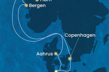 Costa Diadema - Německo, Dánsko, Norsko (z Kielu)