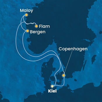 Trasa plavby CDI-KEL07A2O