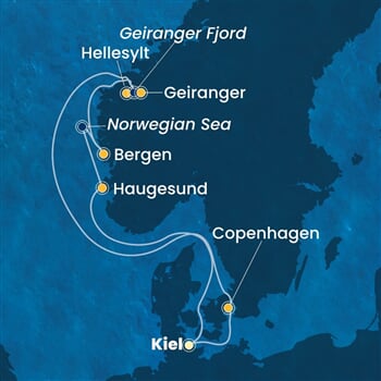 Trasa plavby CDI-KEL07A2P