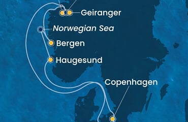 Costa Diadema - Německo, Dánsko, Norsko (z Kielu)