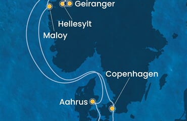 Costa Diadema - Německo, Dánsko, Norsko (z Kielu)