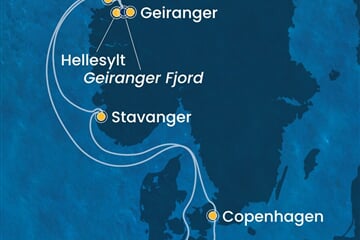 Costa Diadema - Německo, Dánsko, Norsko (z Kielu)