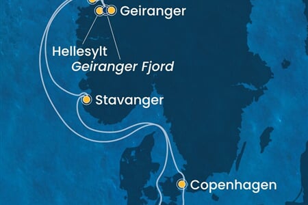 Costa Diadema - Německo, Dánsko, Norsko (z Kielu)