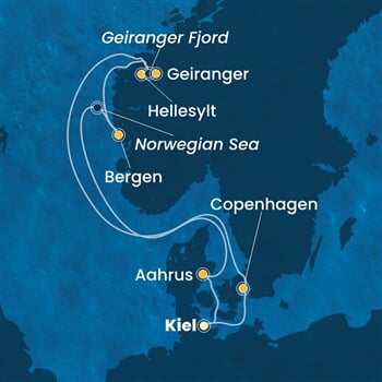 Trasa plavby CDI-KEL07A2T