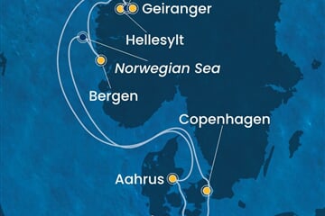 Costa Diadema - Německo, Dánsko, Norsko (z Kielu)