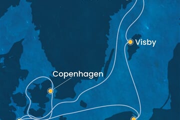 Costa Diadema - Německo, Dánsko, Polsko, Švédsko (z Kielu)