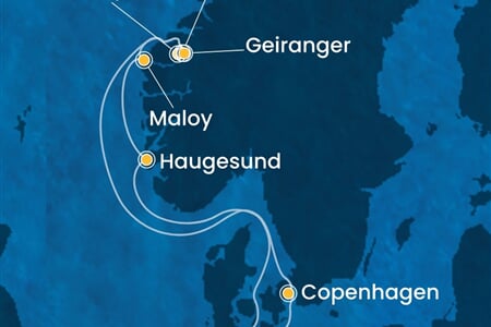 Costa Diadema - Německo, Dánsko, Norsko (z Kielu)
