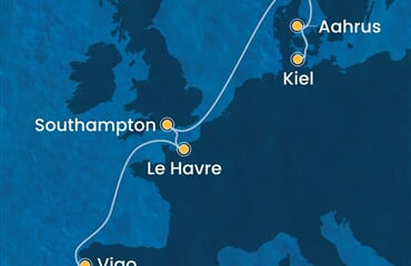 Costa Diadema - Portugalsko, Španělsko, Francie, Velká Británie, Dánsko, ... (Porto de Leixoes)