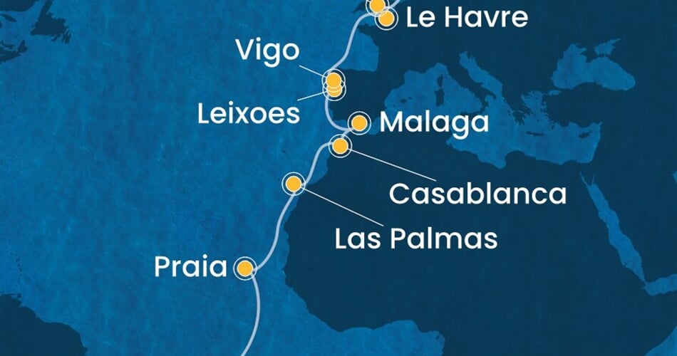 Trasa plavby CDI-MCZ21A03