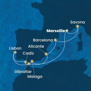 Trasa plavby CDI-MRS10A1P