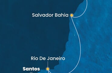 Costa Diadema - Brazílie (Santos)
