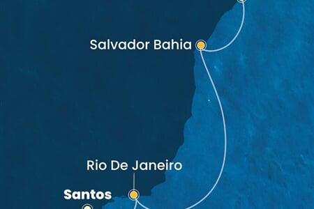 Costa Diadema - Brazílie (Santos)
