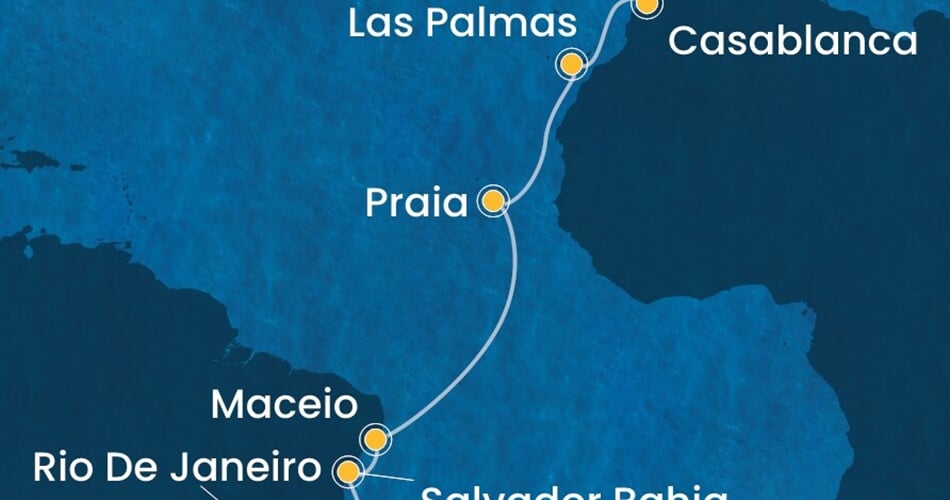 Trasa plavby CDI-SSZ18A0H