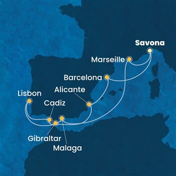 Trasa plavby CDI-SVN10A20