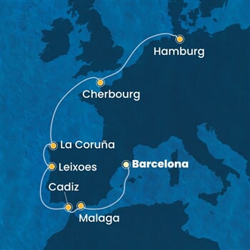 Trasa plavby CFA-BCN10A1H