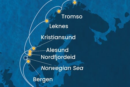 Costa Favolosa - Německo, Norsko (Hamburk)