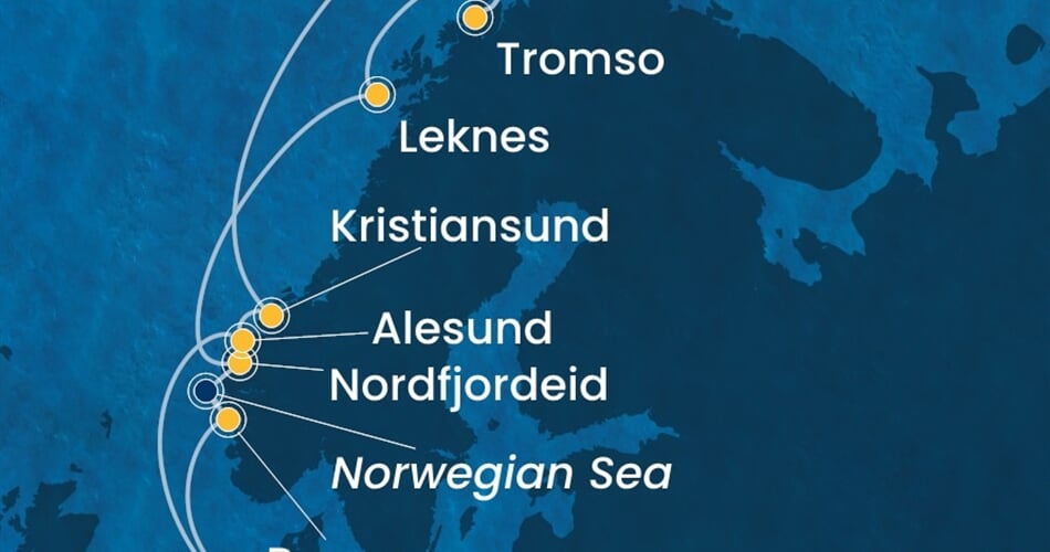 Trasa plavby CFA-HAM12A0U