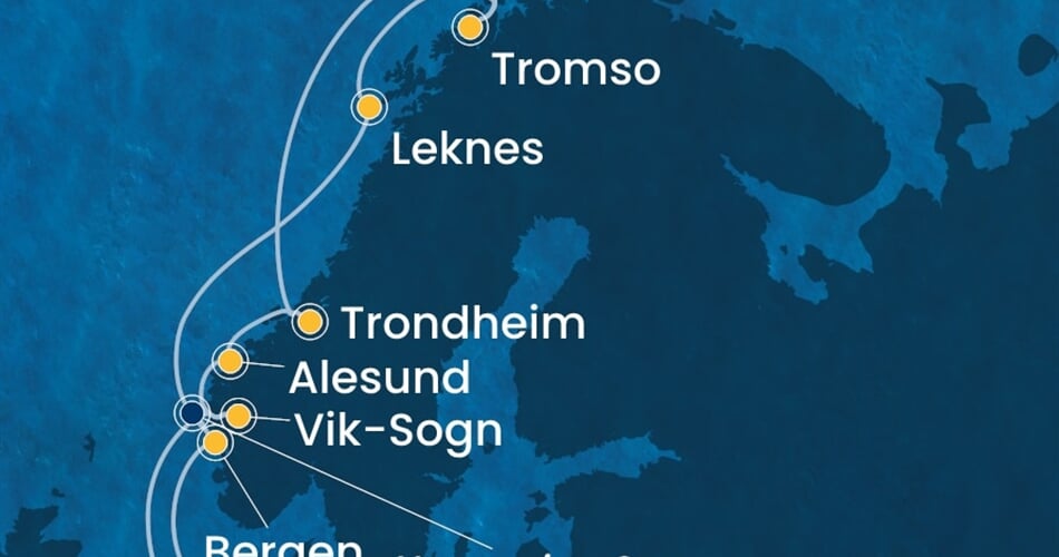 Trasa plavby CFA-HAM12A0V