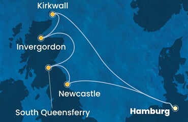 Costa Favolosa - Německo, Velká Británie (Hamburk)