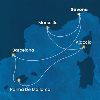 Trasa plavby CFA-SVN06A36