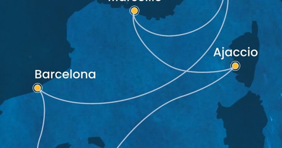 Trasa plavby CFA-SVN06A36