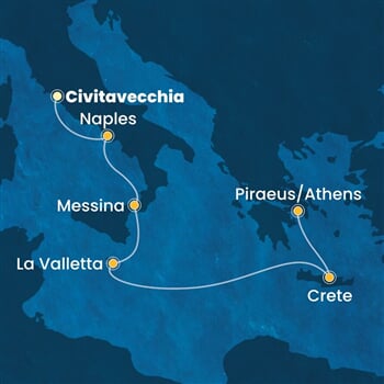 Trasa plavby CPA-CIV06A1R