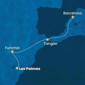 Trasa plavby CPA-LPA05A02